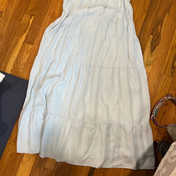 Rails women’s flowy chambray Amaya midi sleeveless dress XS - Picture 7 of 9